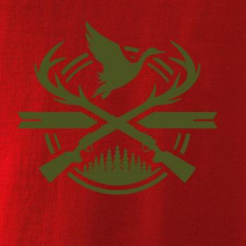 Lovec a kachny - zelený