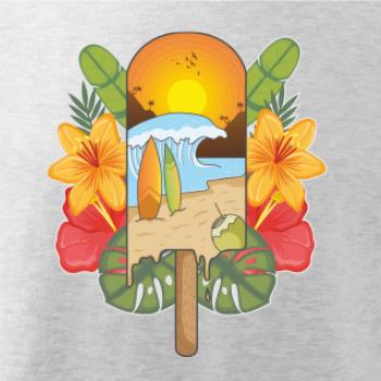 Léto, nanuk, moře, pláž