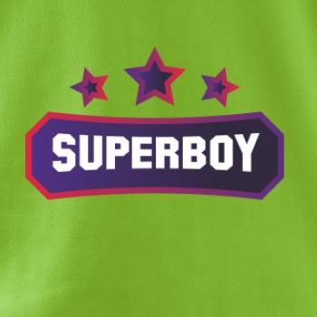Superboy - nápis barevný
