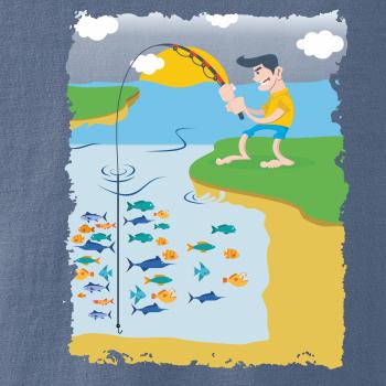 Rybář který má smůlu barevný