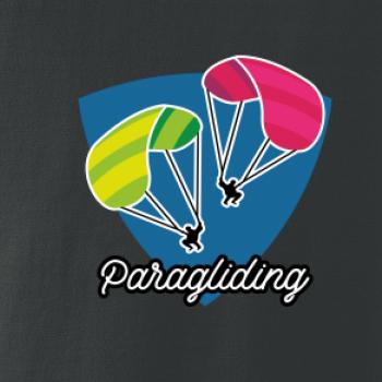 Paragliding dva padáky Paragliding dva padáky