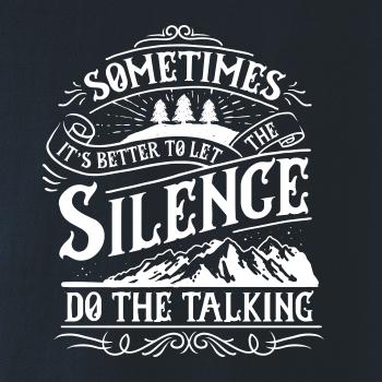 Nature talking about silence