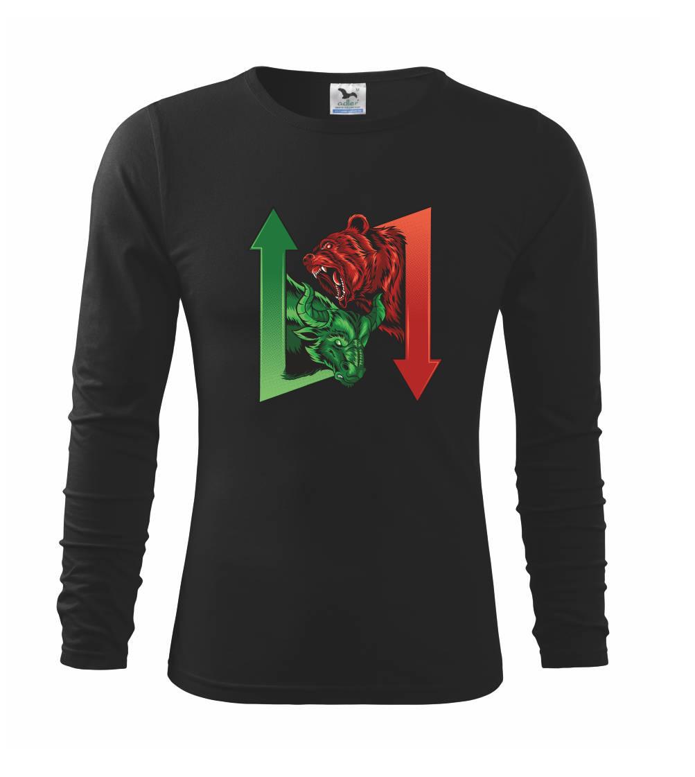 Bearish and bullish šipky - Triko dětské Long Sleeve
