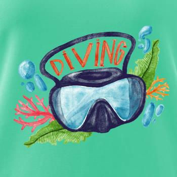 Diving obrázek kreslený