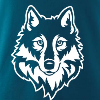 Hlava vlka černobílá (Hana-creative)