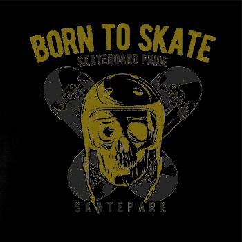 Born to skate skull