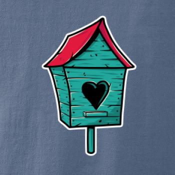 Barevná budka pro ptáky