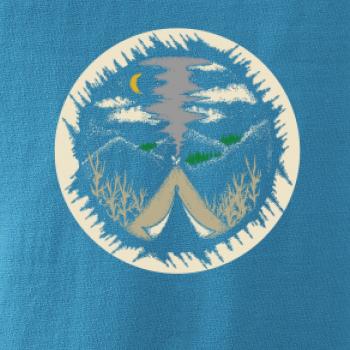 Indiánské teepee v kruhu