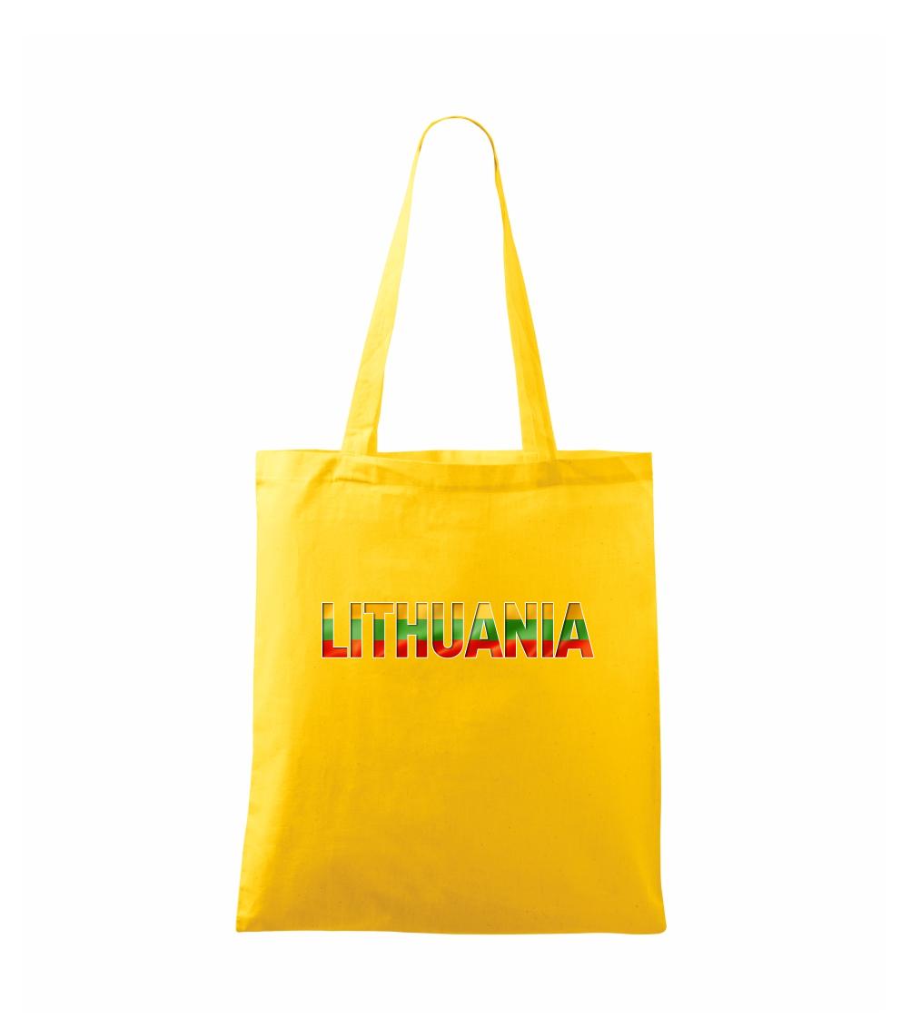 Lithuania - nápis vlajka - Taška malá