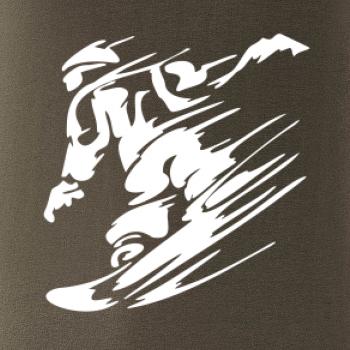 Rychlý snowboardista