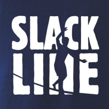 Slackline nápis
