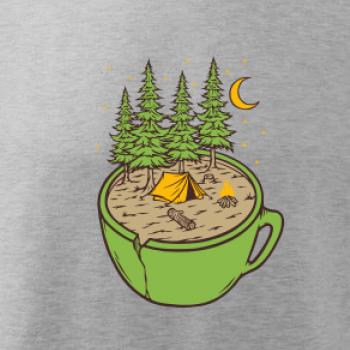 Hrnek plný stanování