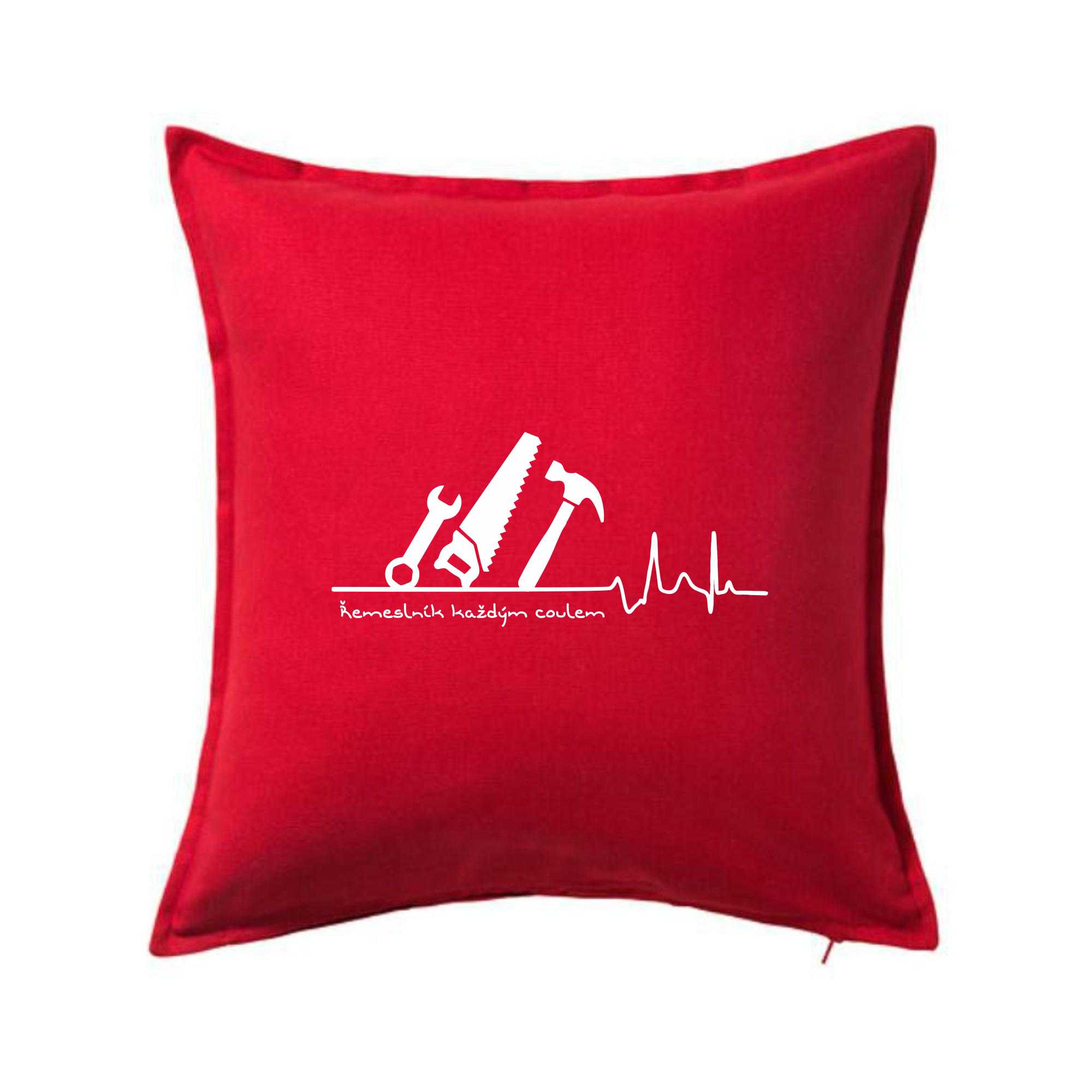 Ekg řemeslník každým coulem - Polštář 50x50