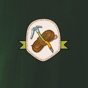 Horolezecké lano a cepín