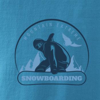 Mountain extreme snowboarding kulaté