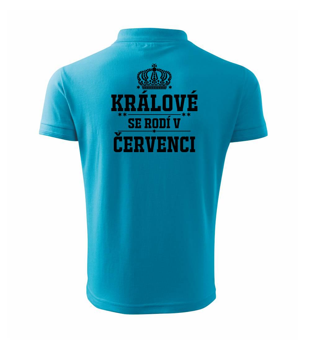 Králové se rodí v červenci - Polokošile pánská Pique Polo 203