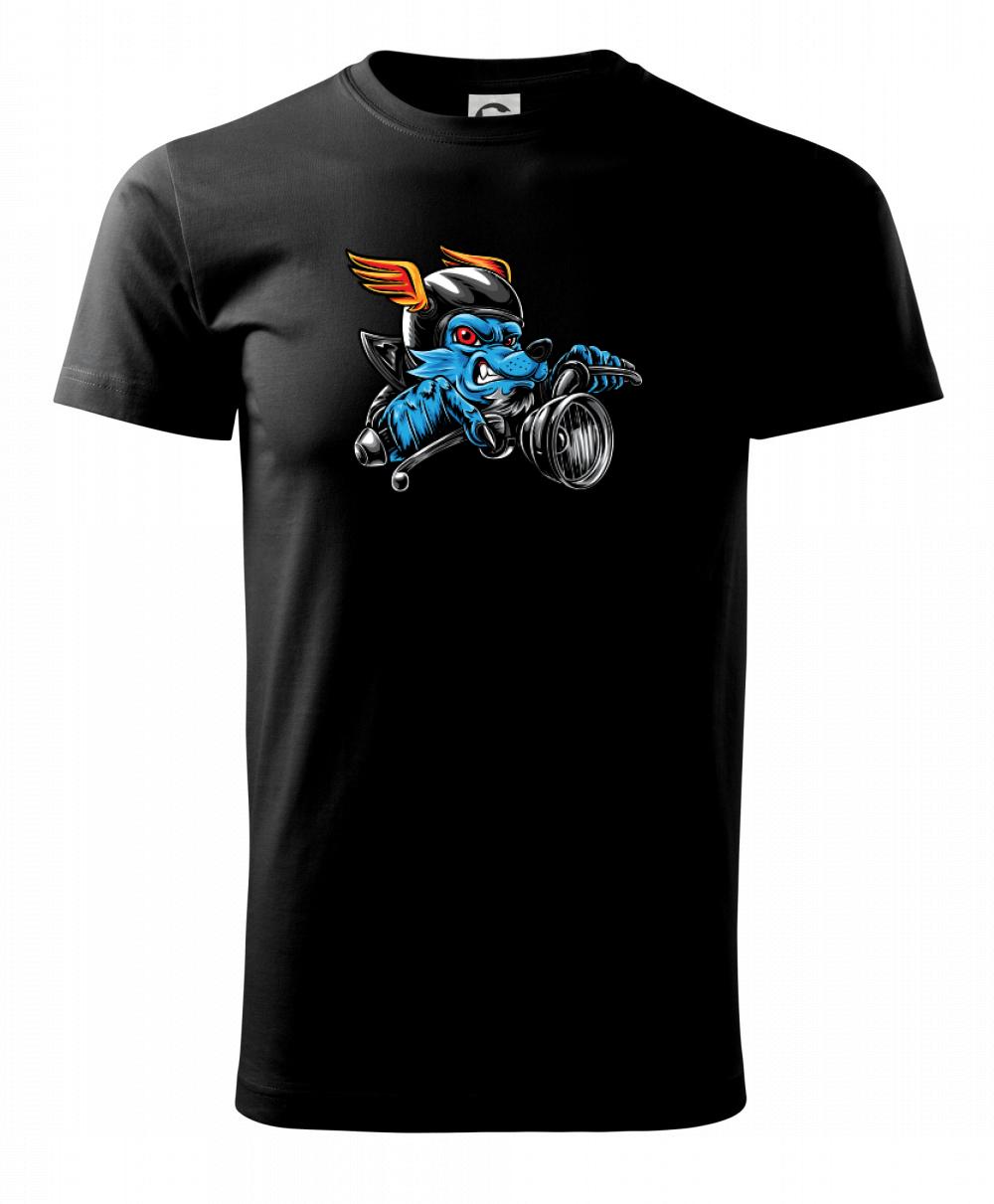 Motorkář vlk Motorkář vlk