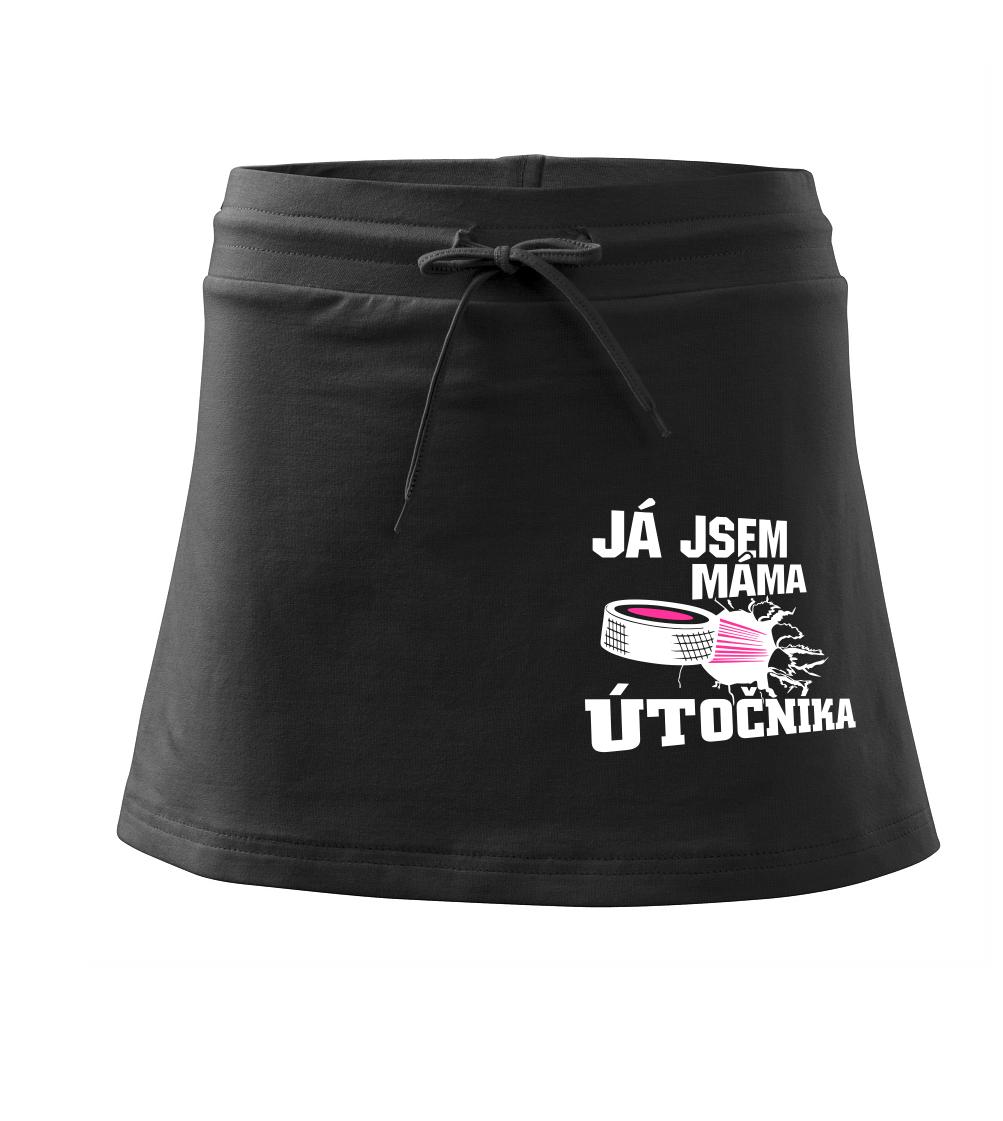 Já jsem táta útočníka / Já jsem máma útočníka (hokej) - Sportovní sukně - two in one
