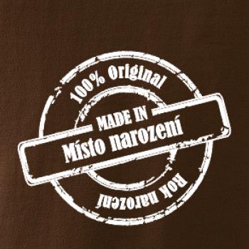 Etiketa - Original - město a rok narození