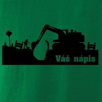 Zemní práce - silueta (váš text)