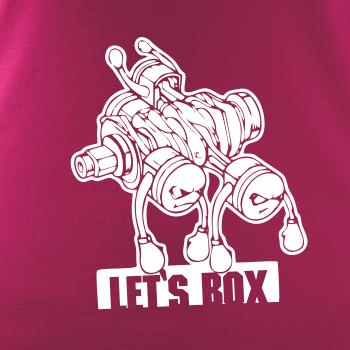 Lets Box nápis