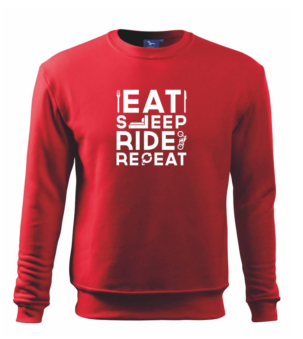 Eat sleep ride moto - Mikina Essential pánská
