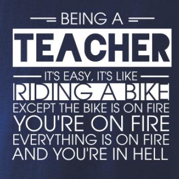 Being a teacher - bike