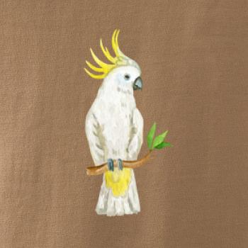 Papoušek Kakadu kreslený