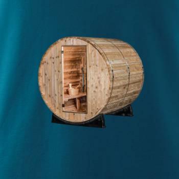 Venkovní sauna z boku