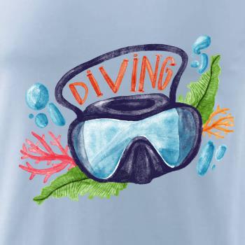 Diving obrázek kreslený