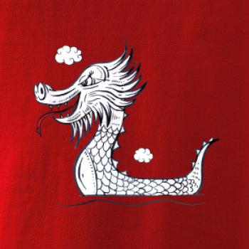 Dračí lodě olejomalba