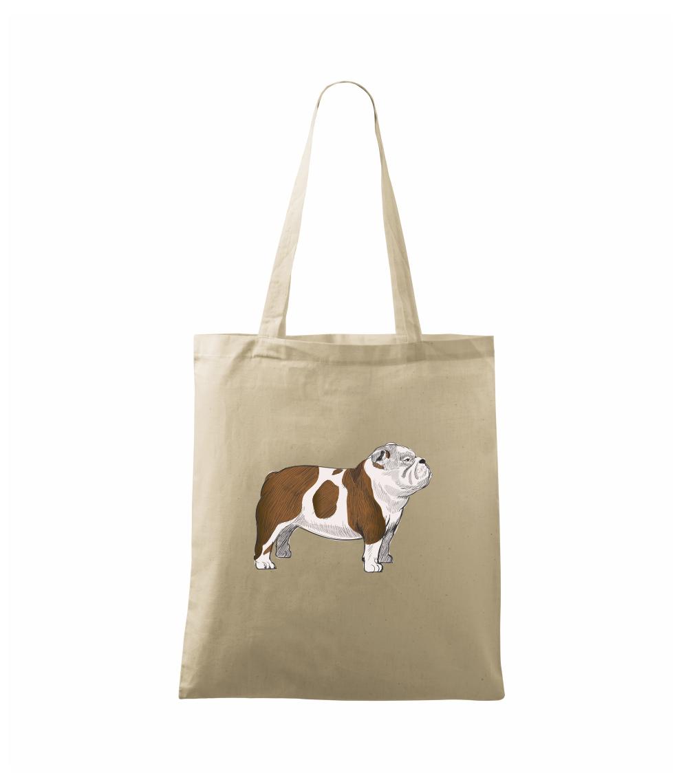 Vintage English bulldog - Taška malá
