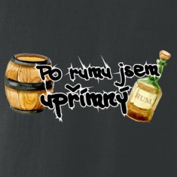 Po rumu jsem upřímný