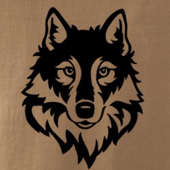 Hlava vlka černobílá (Hana-creative)