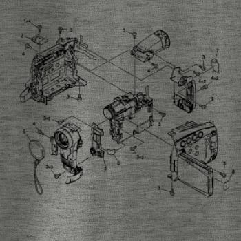 Nákres videokamera stará