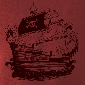 Pirátská loď malovaná
