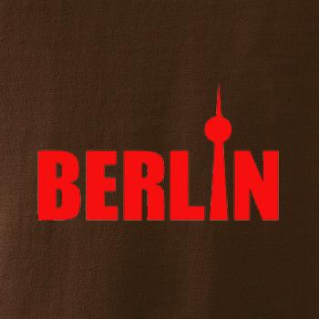 Berlin nápis věž Berliner Fernsehturm