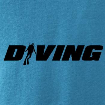 Diving nápis potápěč Diving nápis potápěč