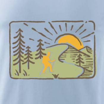 Nordic walking v přírodě