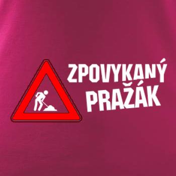 Zpovykaný Pražák - práce na silnici