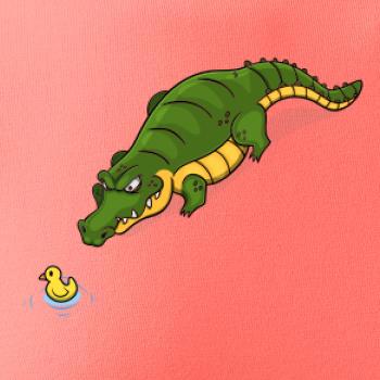 Krokodýl zelený s kačenkou