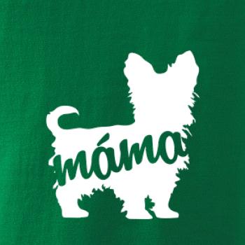 Jorkšírský teriér máma obrys