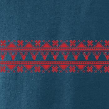 Vánoční vzor - jelen a vločka