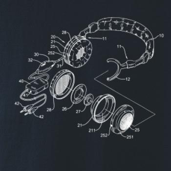 Nákres sluchátko s mikrofonem