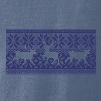 Jelen ve vánočním vzoru