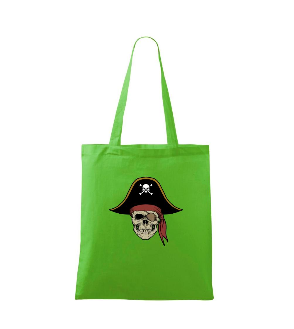 Pirátská lebka s kloboukem