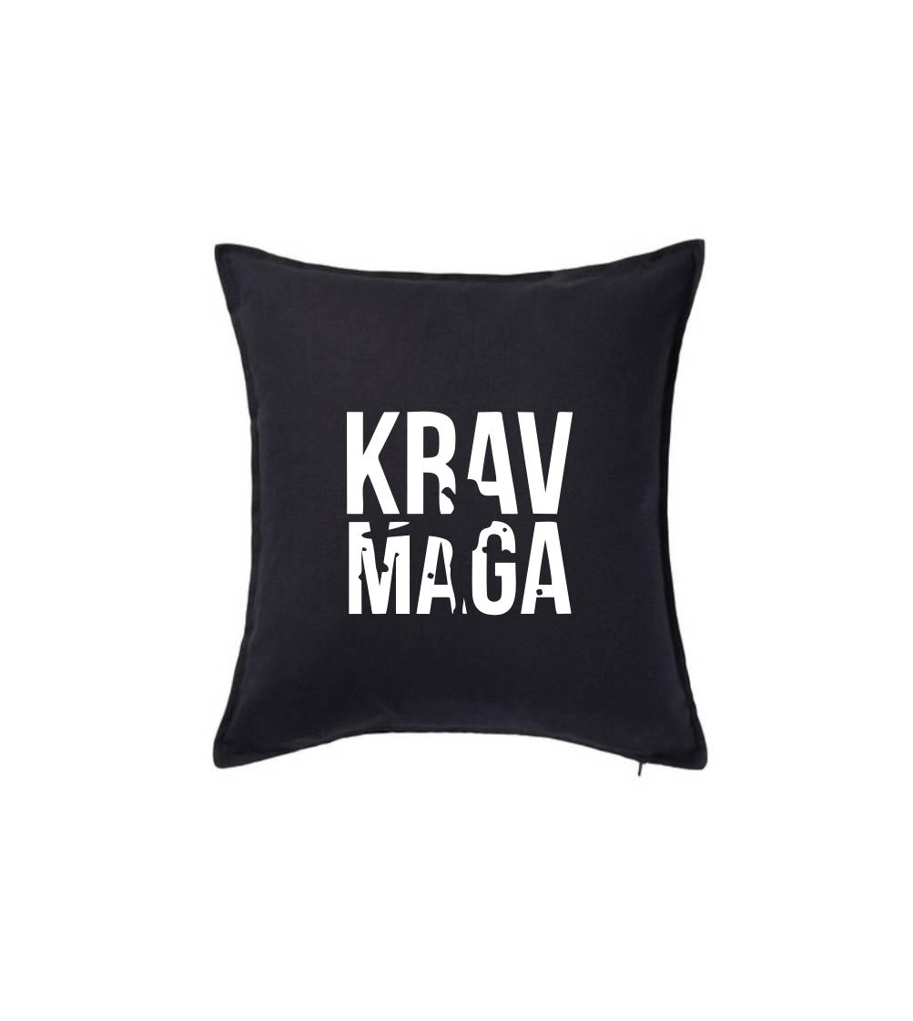 Nápis Krav Maga - Polštář 50x50