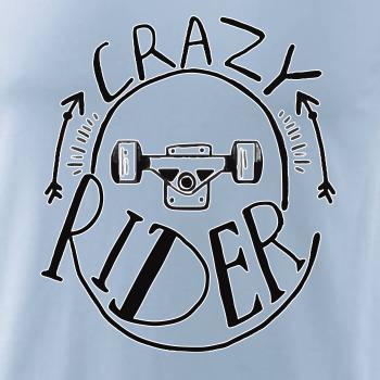 Crazy skateboard rider