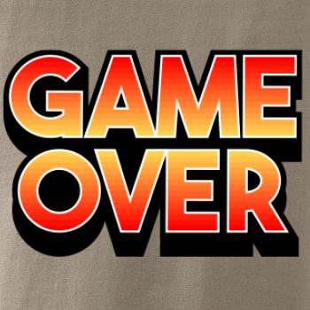 Game over - nápis barevný