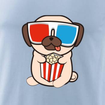Mops a 3D brýle